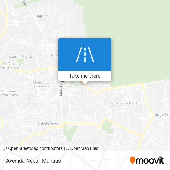 Avenida Nepal map