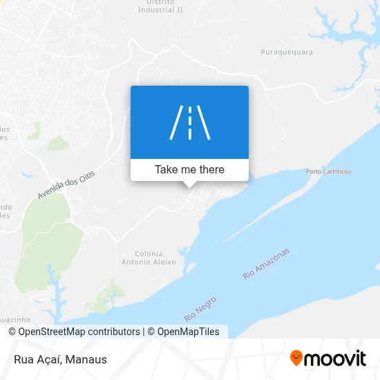 Rua Açaí map