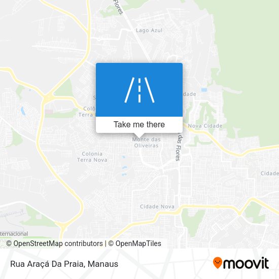 Rua Araçá Da Praia map