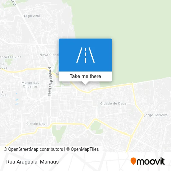 Rua Araguaia map