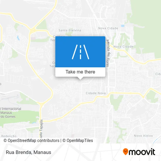 Rua Brenda map