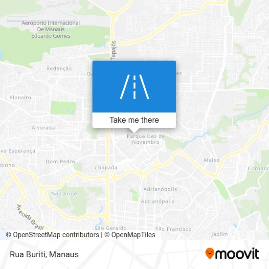 Rua Buriti map