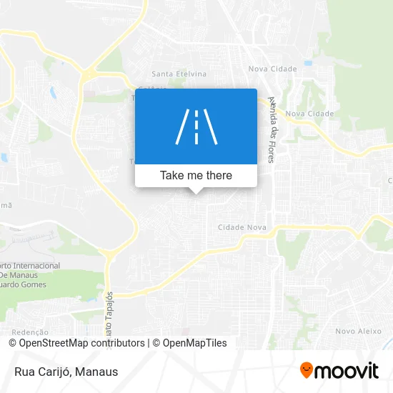 Rua Carijó map