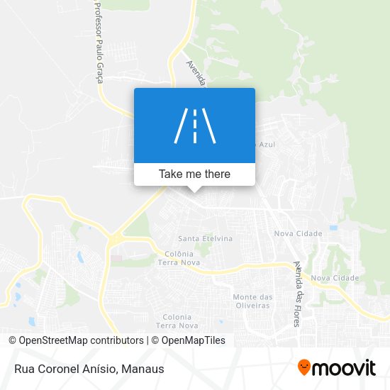 Rua Coronel Anísio map