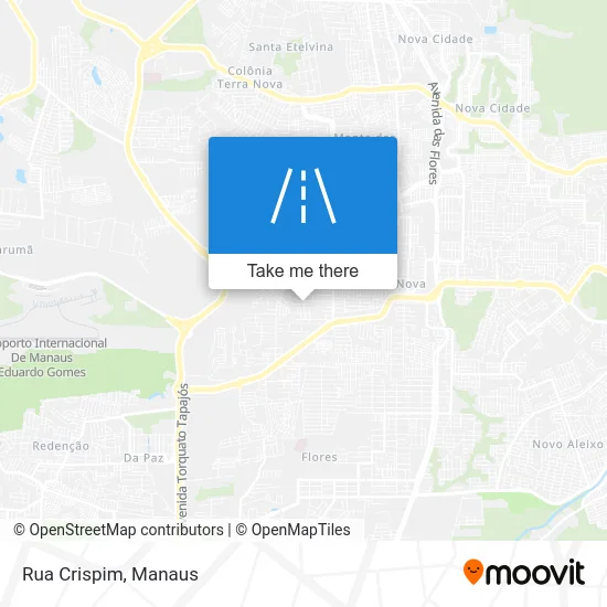 Rua Crispim map