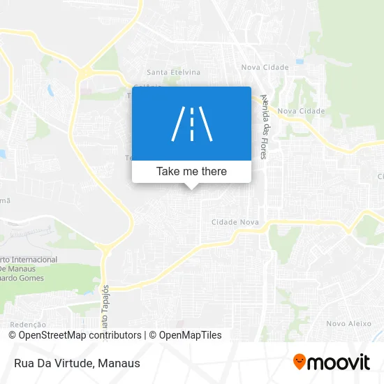 Rua Da Virtude map