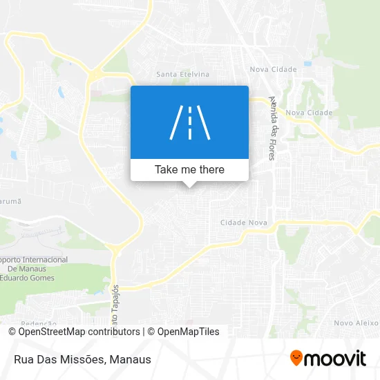 Rua Das Missões map