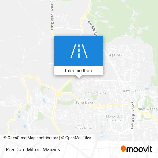 Rua Dom Milton map