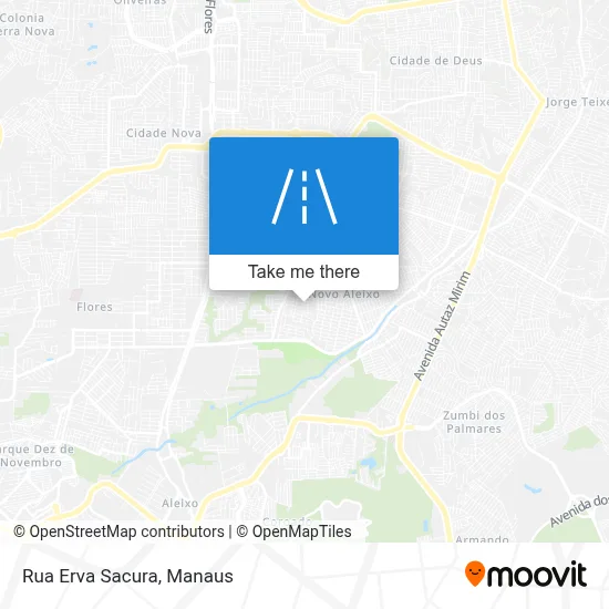 Rua Erva Sacura map