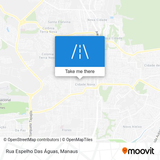 Rua Espelho Das Águas map