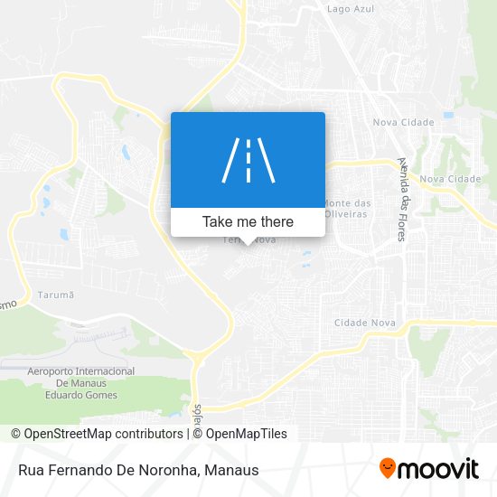 Rua Fernando De Noronha map