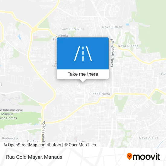 Rua Gold Mayer map
