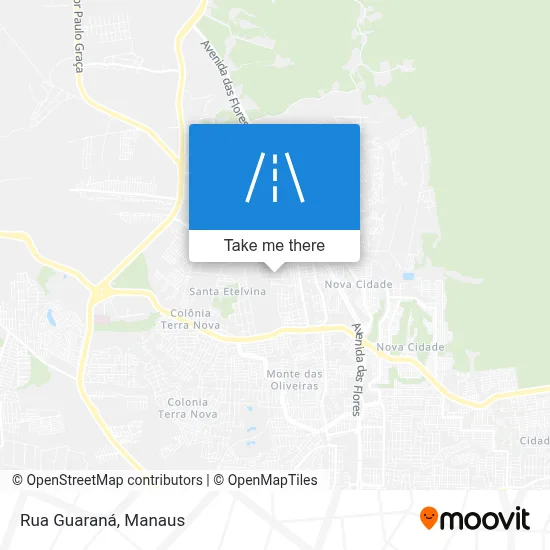 Rua Guaraná map