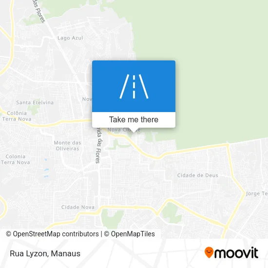 Rua Lyzon map