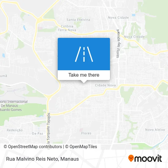 Rua Malvino Reis Neto map