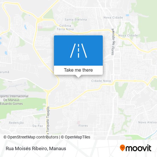 Rua Moisés Ribeiro map