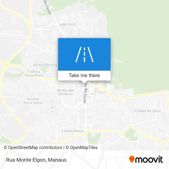 Rua Monte Elgon map