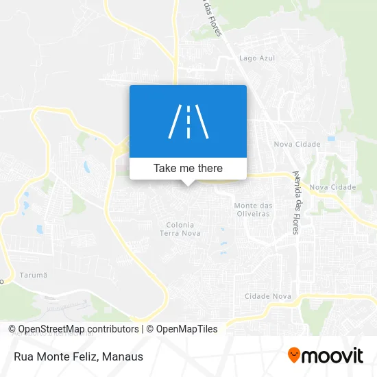 Rua Monte Feliz map