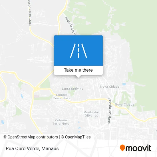 Rua Ouro Verde map