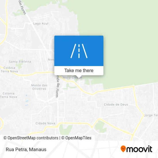 Rua Petra map