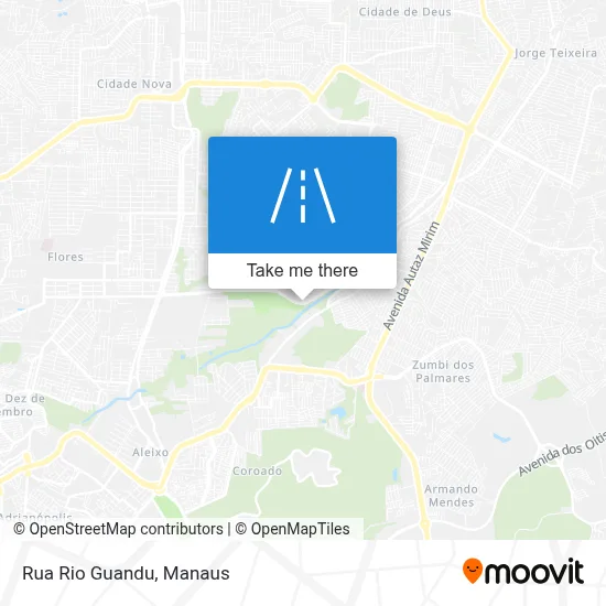 Rua Rio Guandu map