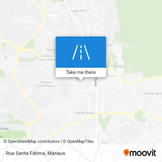 Rua Santa Fátima map