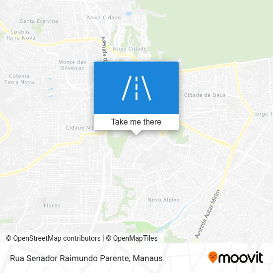 Rua Senador Raimundo Parente map