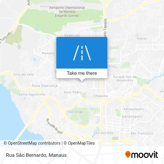 Rua São Bernardo map