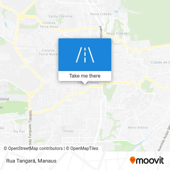 Rua Tangará map