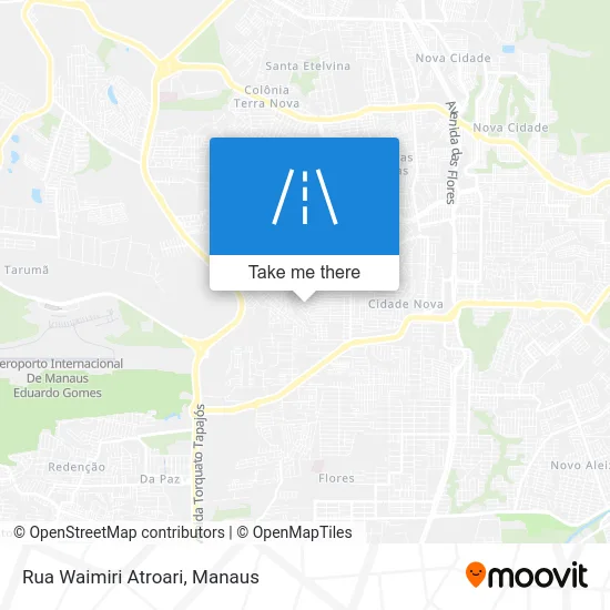 Rua Waimiri Atroari map