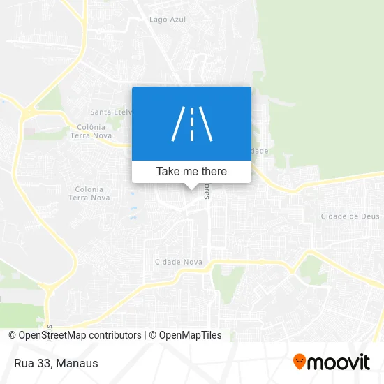 Rua 33 map
