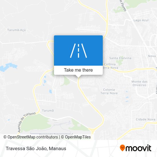 Travessa São João map