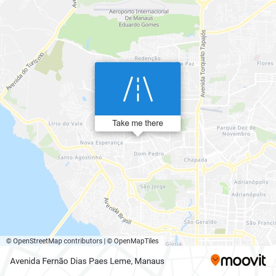 Avenida Fernão Dias Paes Leme map