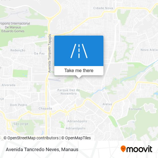 Avenida Tancredo Neves map