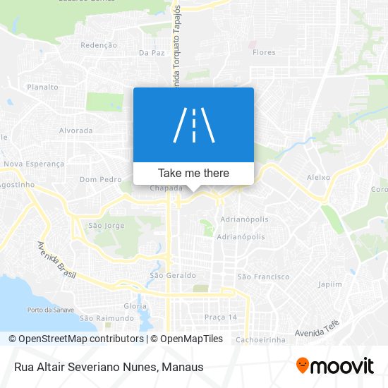 Rua Altair Severiano Nunes map