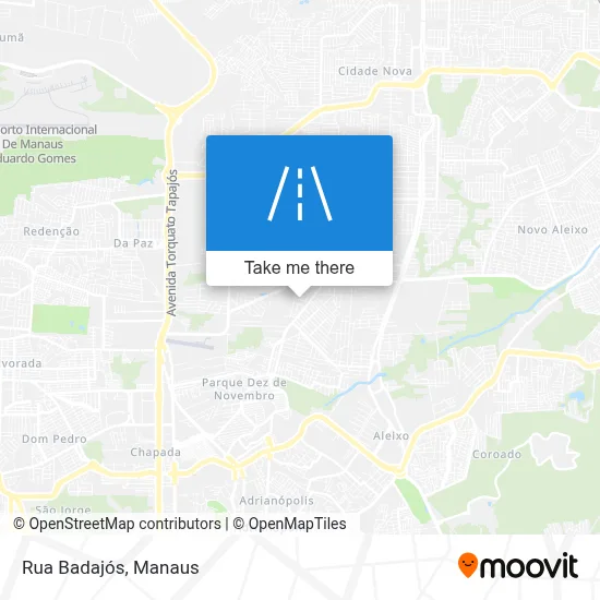 Rua Badajós map