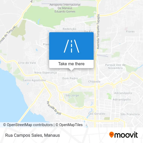 Rua Campos Sales map