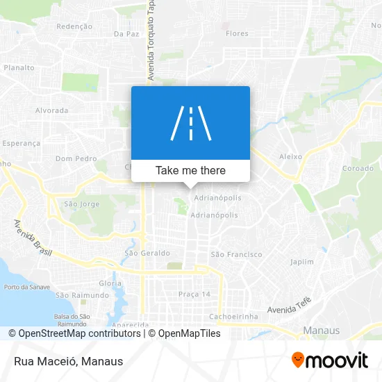 Rua Maceió map