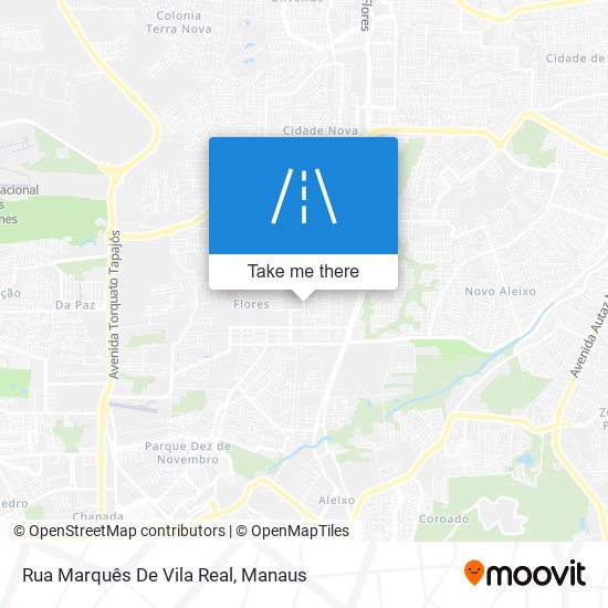 Mapa Rua Marquês De Vila Real