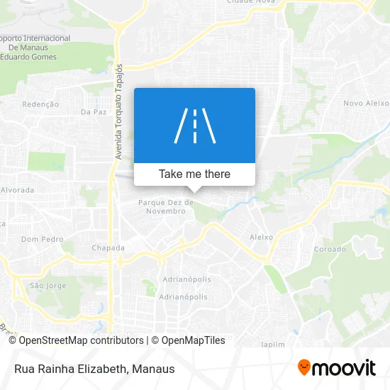 Rua Rainha Elizabeth map