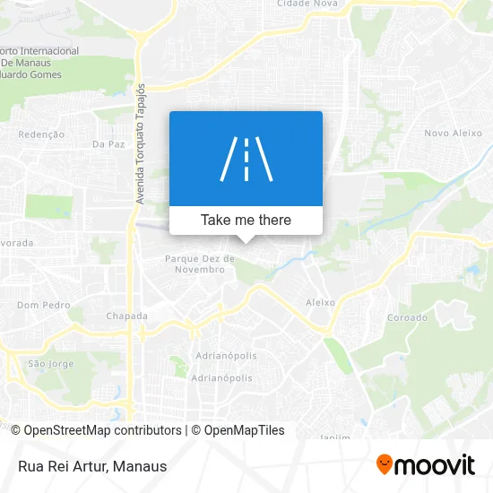 Rua Rei Artur map