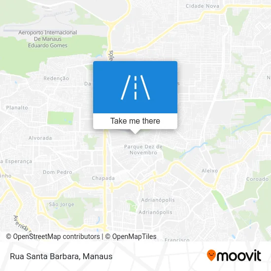 Rua Santa Barbara map