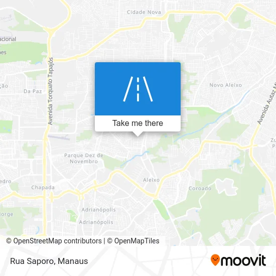 Rua Saporo map