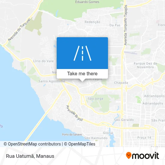 Rua Uatumã map