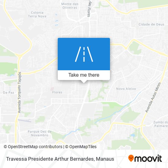 Mapa Travessa Presidente Arthur Bernardes