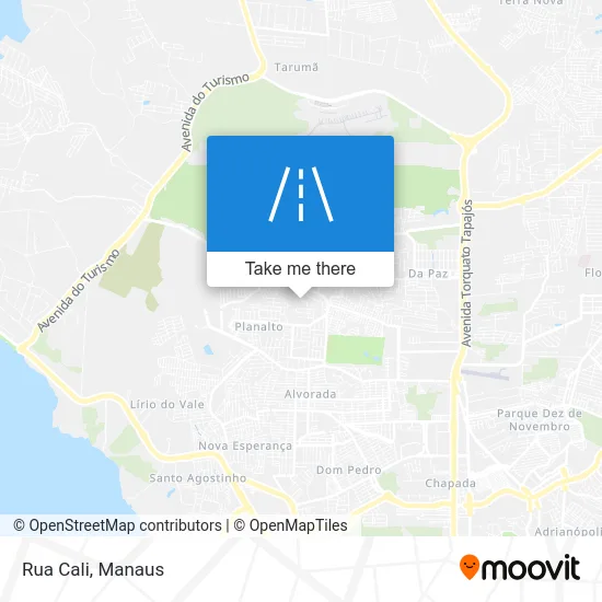 Rua Cali map