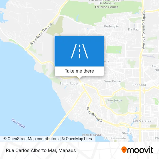 Rua Carlos Alberto Mar map