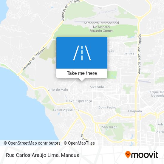 Rua Carlos Araújo Lima map