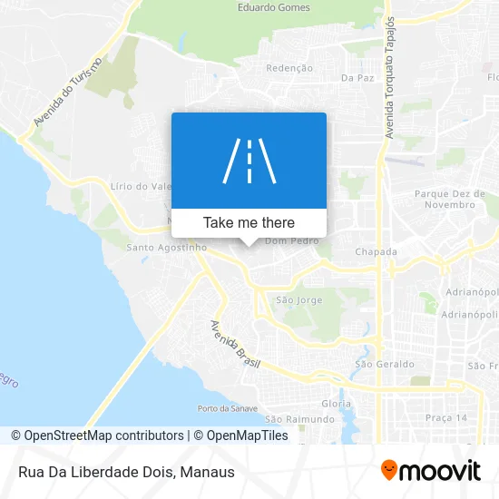 Rua Da Liberdade Dois map