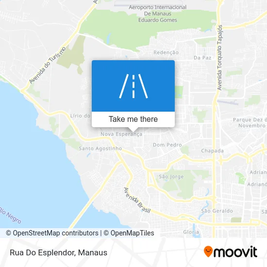 Rua Do Esplendor map